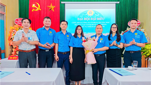 Đại hội Đại biểu Công đoàn Cty CPTM DV Vận tải Xi măng Hải Phòng, lần thứ VI, nhiệm kỳ 2025-2030.